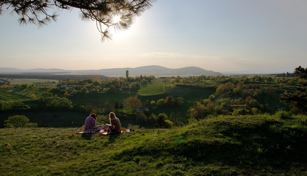 hikers enjoying the view